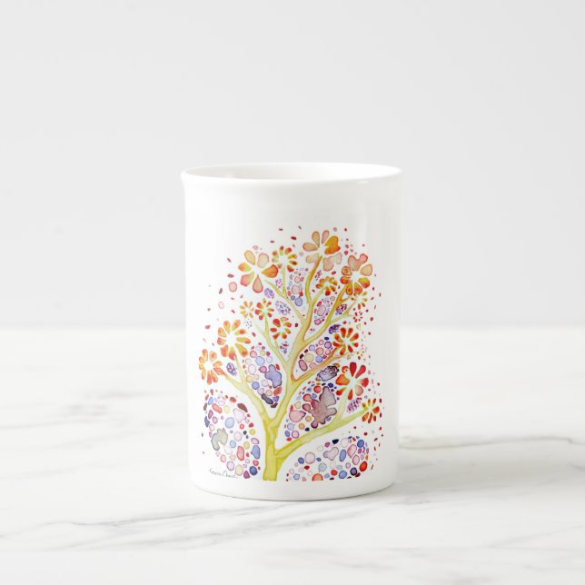Cells of the pancreas bone china mug (Front)