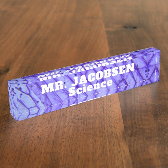 Cells Science Teacher   Nameplate (Side)