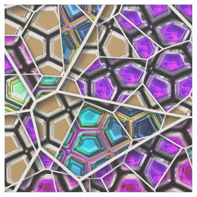 Cellular Art 2 Fabric (Close Up)