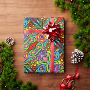 Cellular Art Wrapping Paper