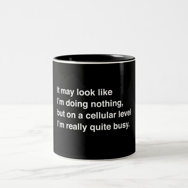 Cellular Level Two-Tone Coffee Mug (Center)