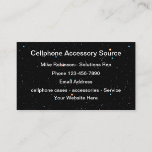 Cellular Phone Accessories Technology Business Card