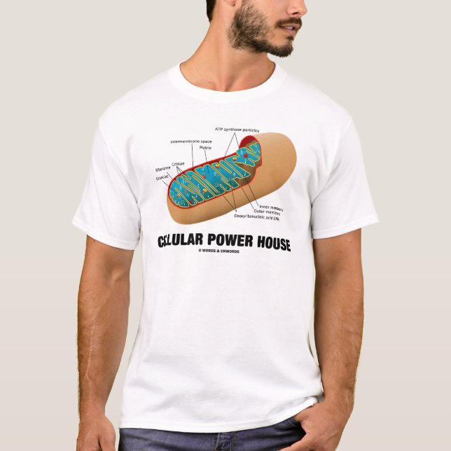 Cellular Power House (Mitochondrion) T-Shirt (Front)