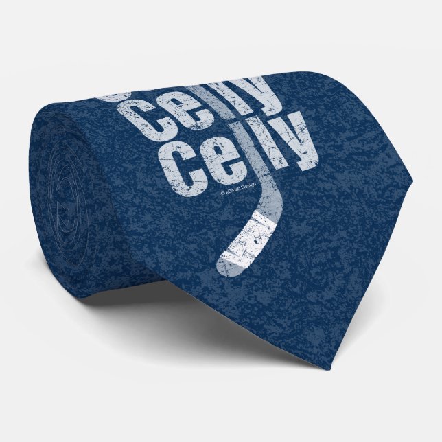 Celly Celly Celly (Hockey) Tie (Rolled)