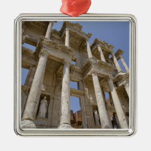 Celsus Library, built in AD 114-117 Metal Tree Decoration