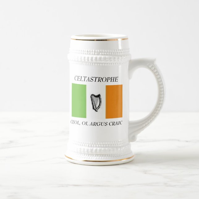 celtastrophe, CELTASTROPHE, CEOL, OL ARGUS CRAIC Beer Stein (Right)