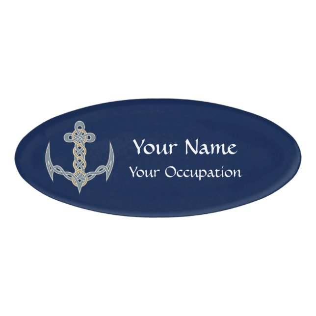 Celtic Anchor 1 Name Tag (Front)
