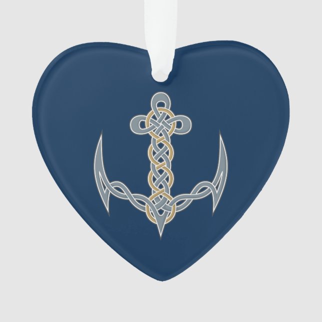 Celtic Anchor 1 Ornament (Front)