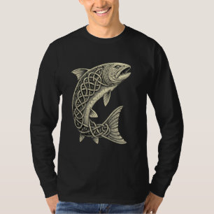 Celtic Angler Spirit u2013 Viking Fishing Mytholog T-Shirt