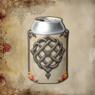 Celtic art and floral splendour in warm tones.  can cooler