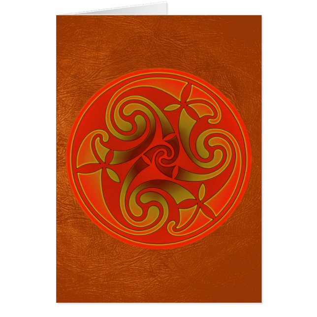 Celtic Art Spiral Design (Front)