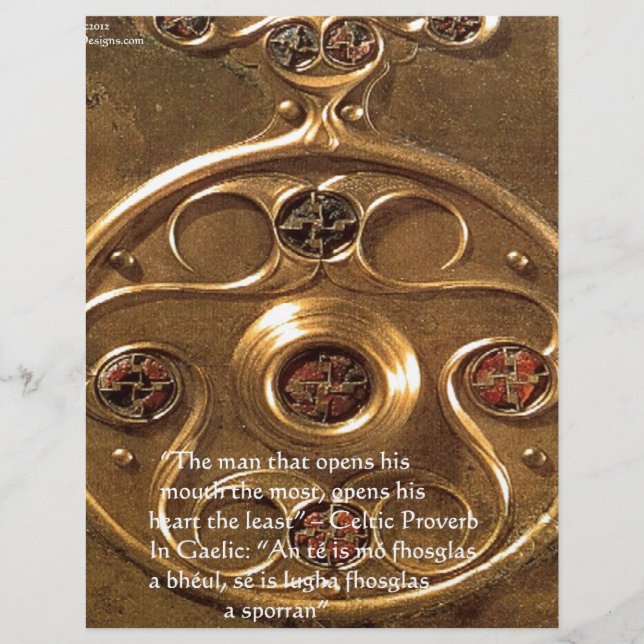 Celtic Artefact & Proverb Gifts & Cards (Front)