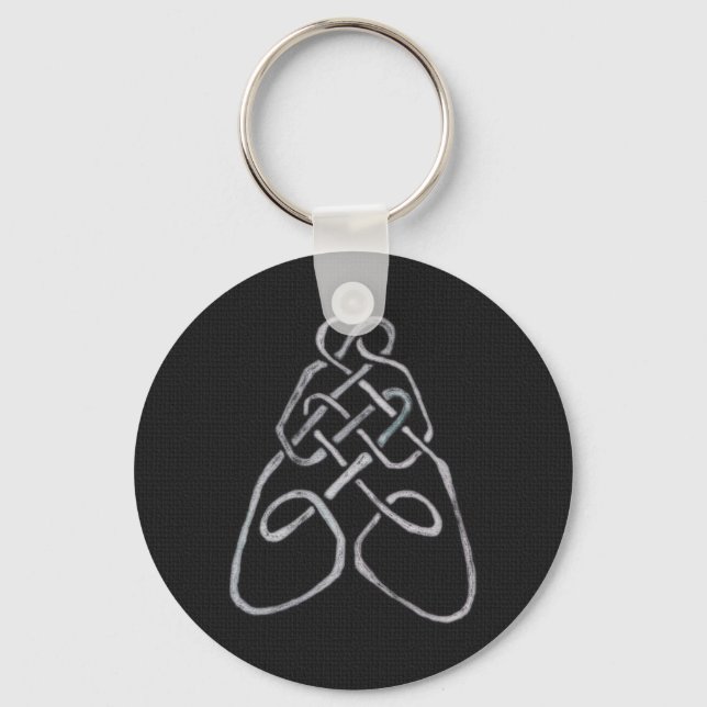 Celtic Bee Knot Key Ring (Front)