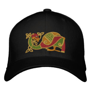 Celtic Bird Embroidered Hat