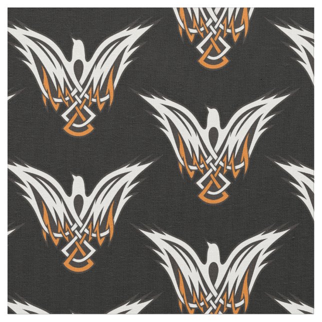 Celtic Bird Fabric (Close Up)