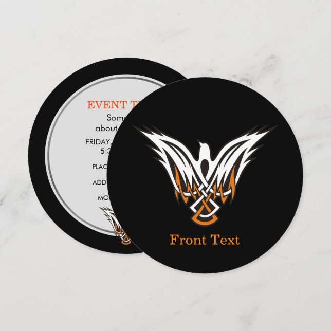 Celtic Bird Invitation (Front/Back)