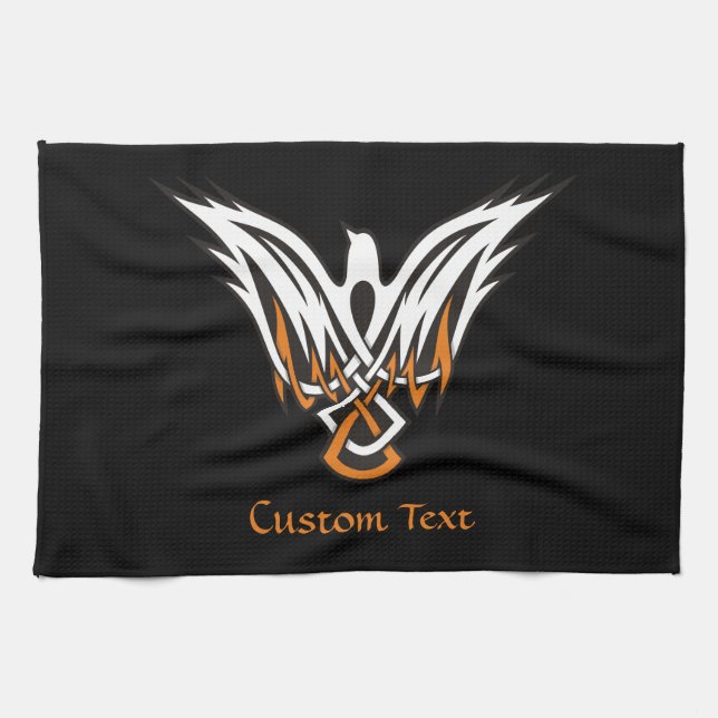 Celtic Bird Kitchen Towel (Horizontal)