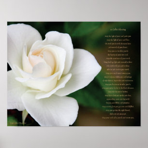 Celtic Blessing, 14" x 11" - Semi-Gloss Poster