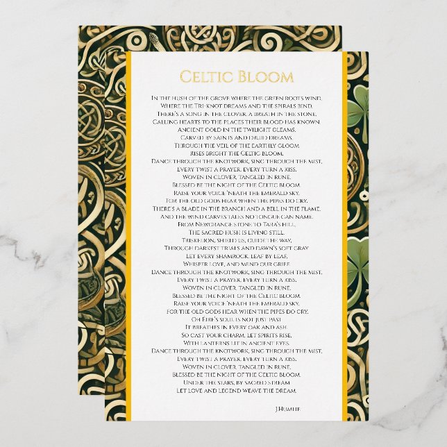 Celtic Bloom (Front/Back)
