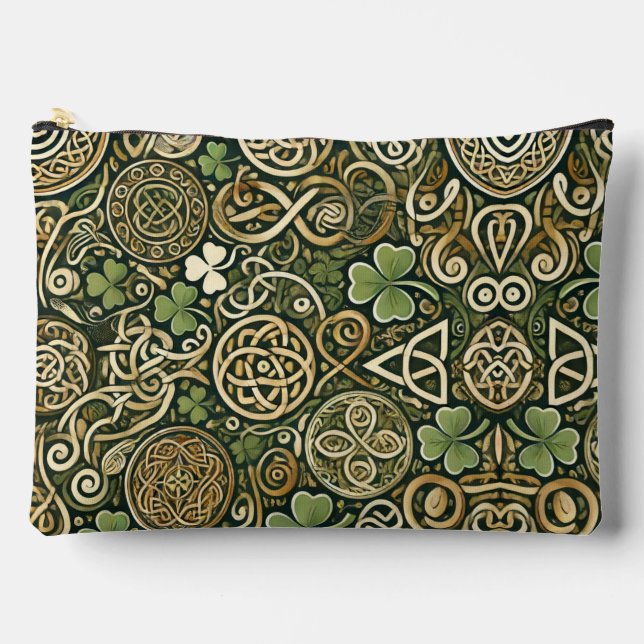 Celtic Bloom Accessory Pouch (Front)
