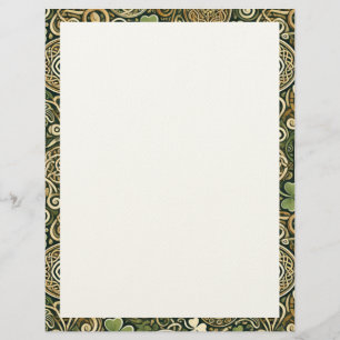 Celtic Bloom Custom Letterhead