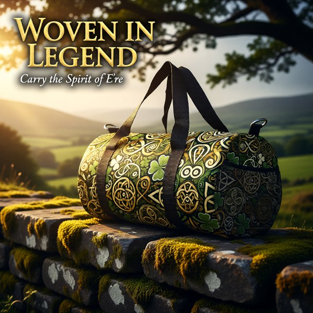 Celtic Bloom Duffle Bag (Creator Uploaded)