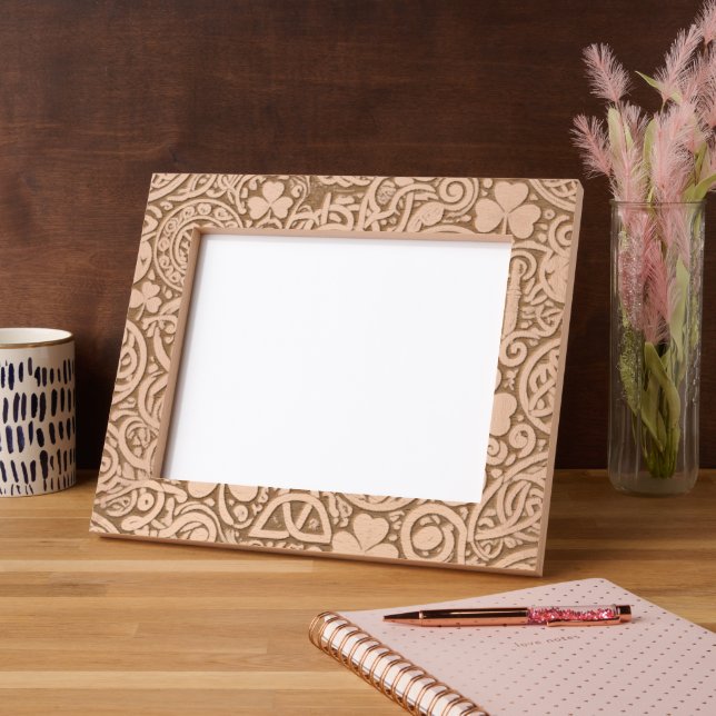 Celtic Bloom Etched Frames (Left)