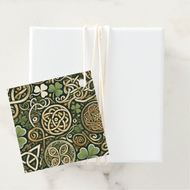 Celtic Bloom Favour Tags (In Situ)