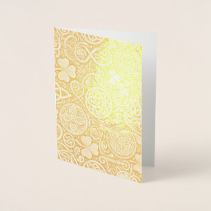 Celtic Bloom Foil Card