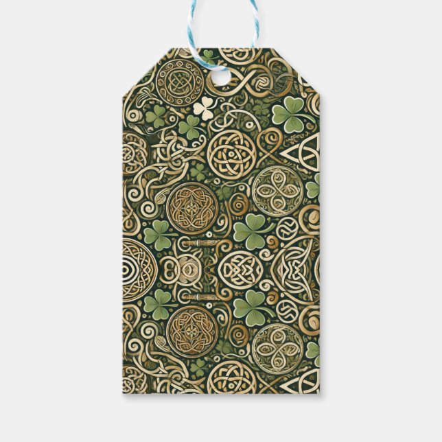 Celtic Bloom Gift Tags (Front)