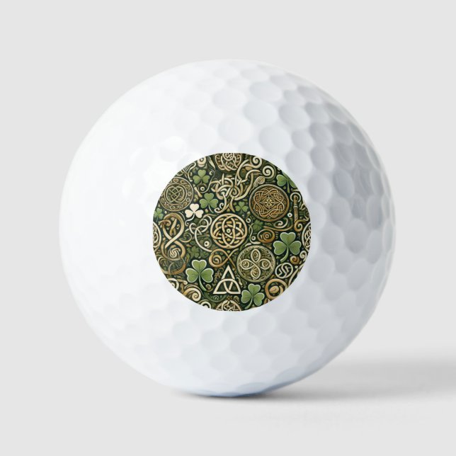 Celtic Bloom Golf Balls (Front)