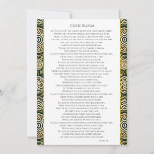 Celtic Bloom Holiday Card