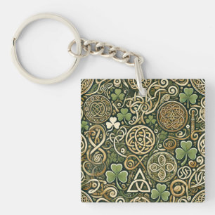 Celtic Bloom Key Ring