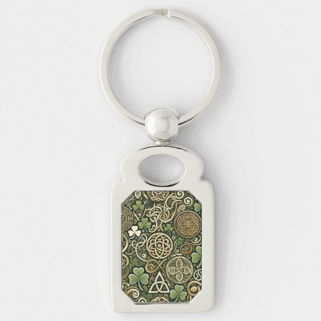 Celtic Bloom Key Ring (Front)