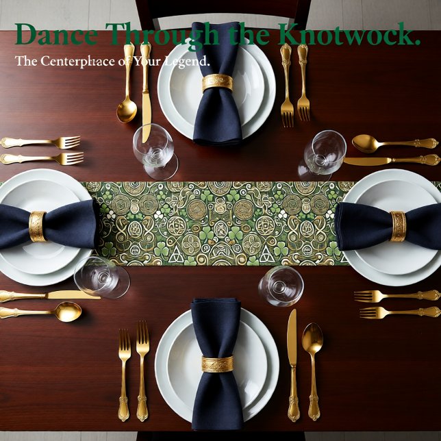 Celtic Bloom Long Table Runner (Creator Uploaded)