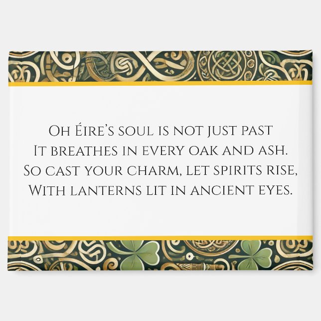 Celtic Bloom Magnet (Front)