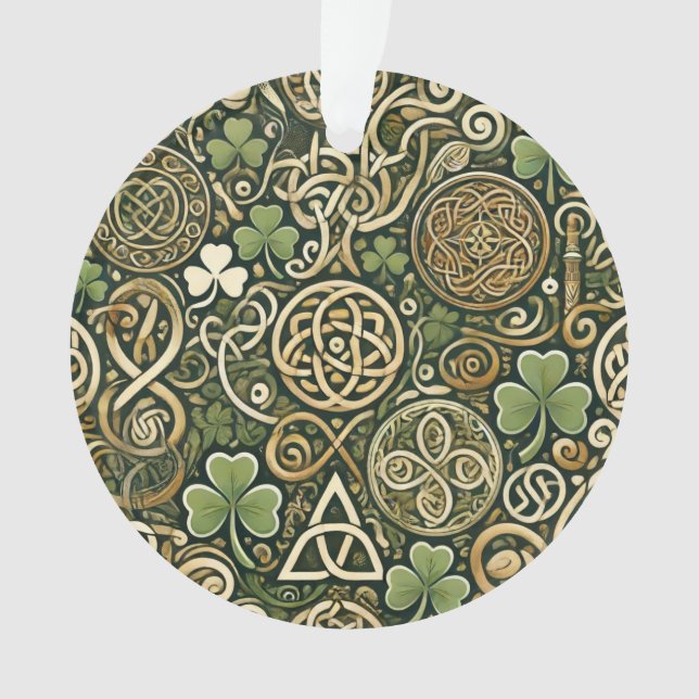 Celtic Bloom Ornament (Front)