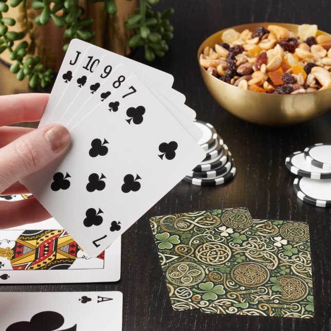 Celtic Bloom Playing Cards (In Situ)