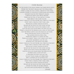 Celtic Bloom Poster