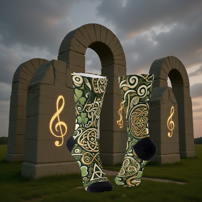 Celtic Bloom Socks (Creator Uploaded)