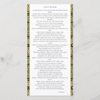 Celtic Bloom Thank You Card