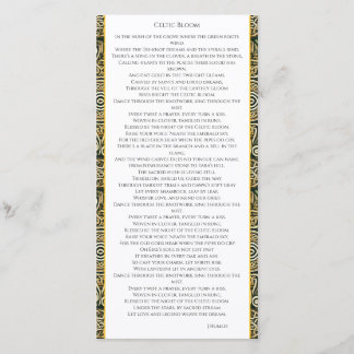 Celtic Bloom Thank You Card