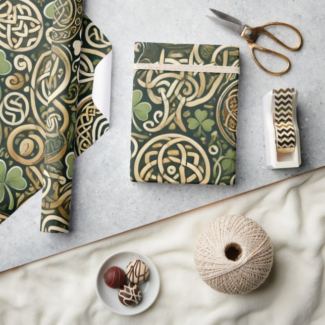 Celtic Bloom Wrapping Paper (Crafts)