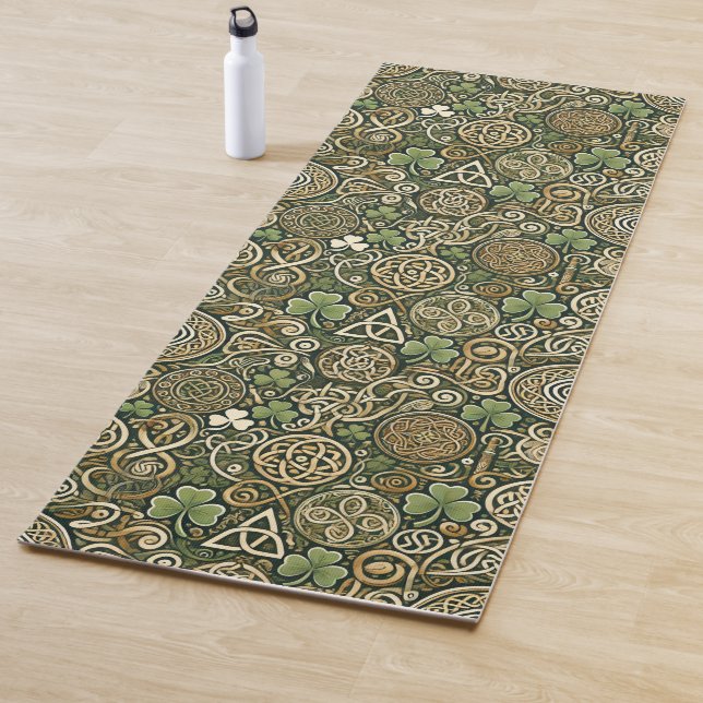 Celtic Bloom Yoga Mat (In Situ)
