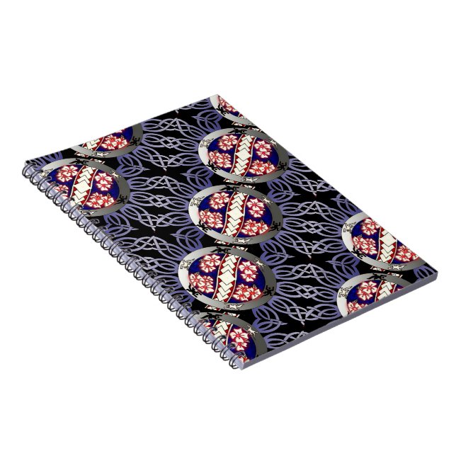 Celtic Blossoms Spiral Notebook (Right Side)