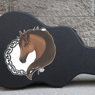 Celtic Brown Horse Yellow