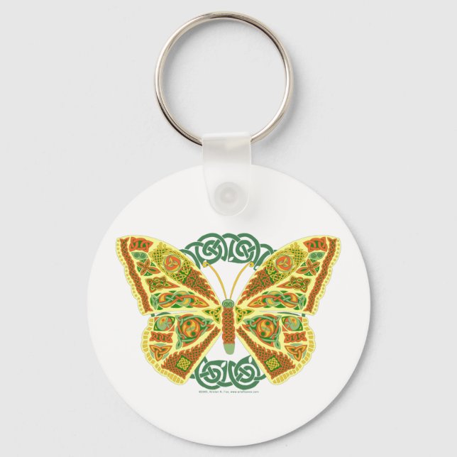 Celtic Butterfly Key Ring (Front)