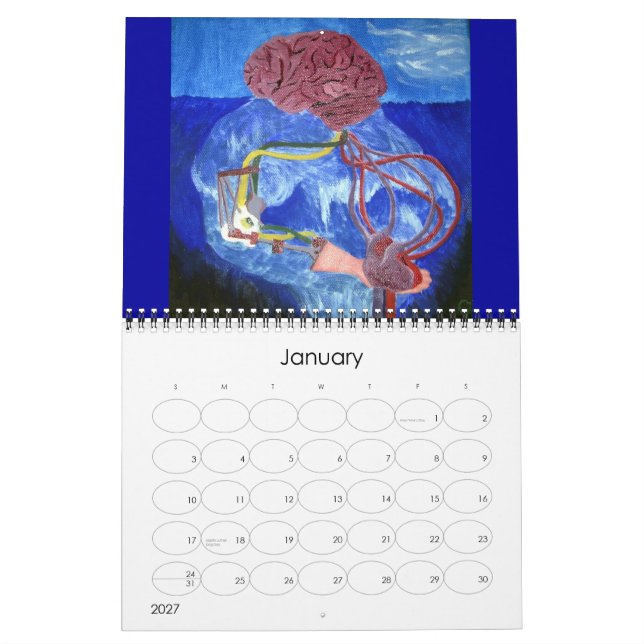 Celtic Camie Calendar (Jan 2027)