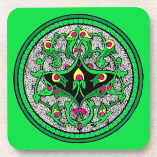 Celtic cartouche coaster