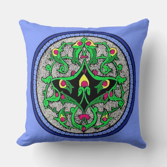 Celtic cartouche cushion (Front)